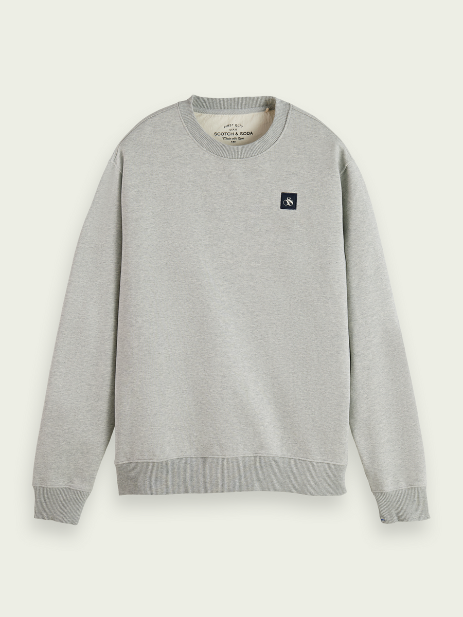 Scotch & Soda Essentials Crewneck | Grey