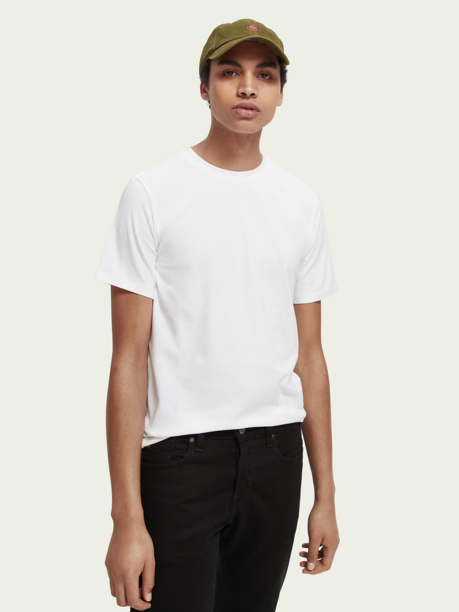 Scotch & Soda Classic Organic Cotton Tee | White